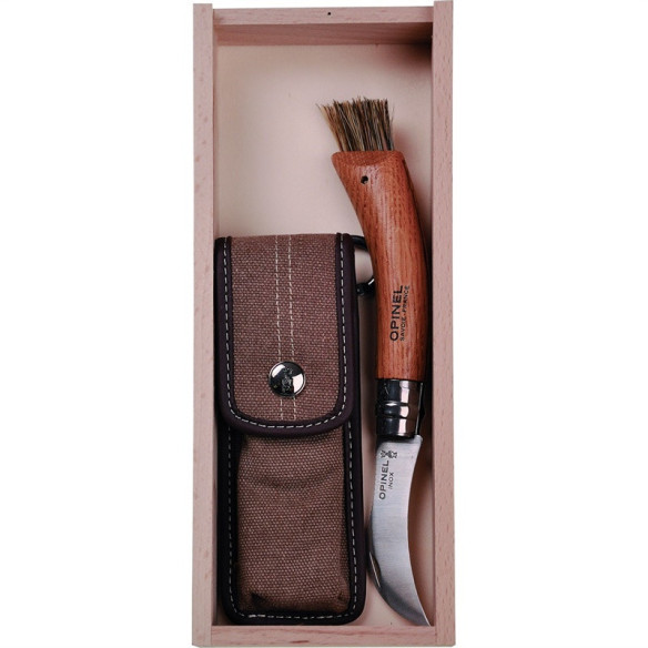 Coltello per Funghi Opinel N°08 - Lama Curva Inox | Guru Garden