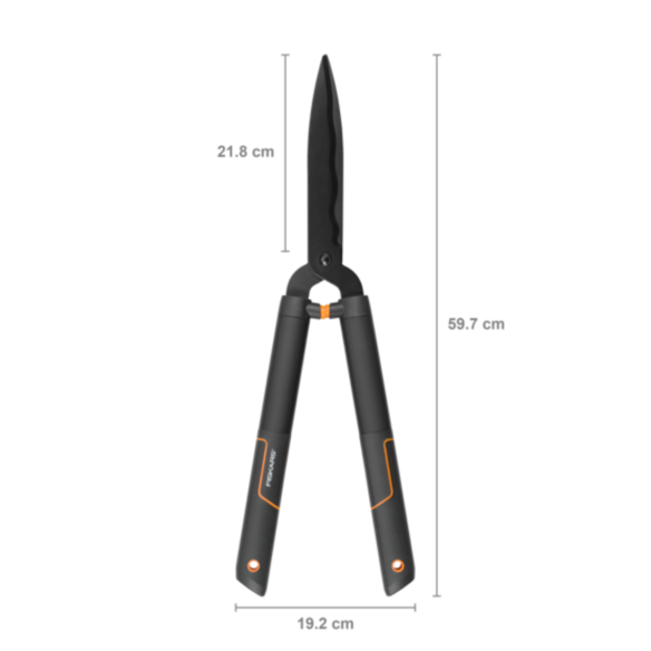 Cesoie Ergonomiche Fiskars HS22: Taglio Efficiente 580mm | Guru Garden