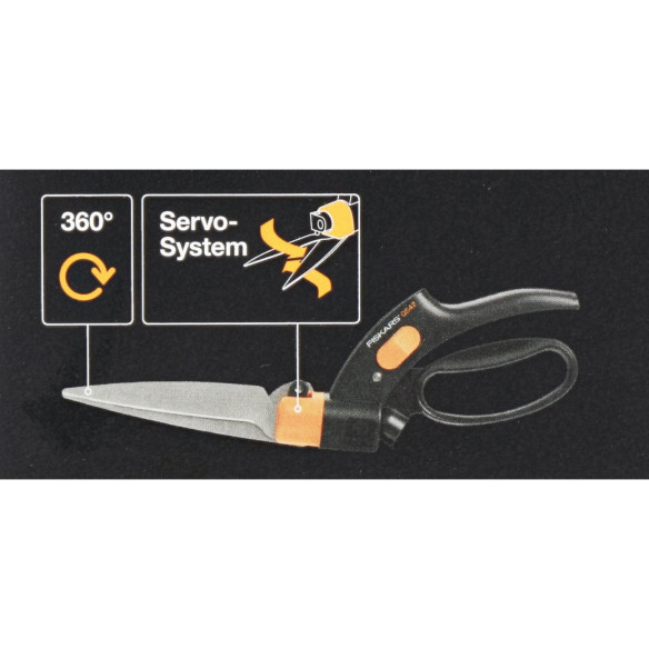 Cesoie Erba Fiskars 32cm: Precisione Servo-System | Guru Garden