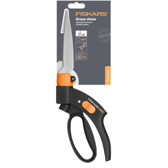 Cesoie Erba Fiskars 32cm: Precisione Servo-System | Guru Garden