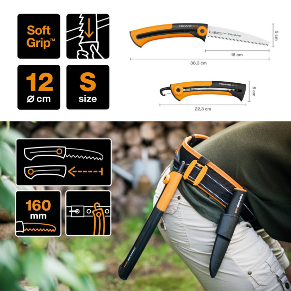 Seghetto Retrattile Fiskars Xtract SW72 - Lama 16 cm | Guru Garden