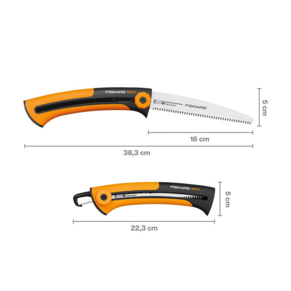 Seghetto Retrattile Fiskars Xtract SW72 - Lama 16 cm | Guru Garden