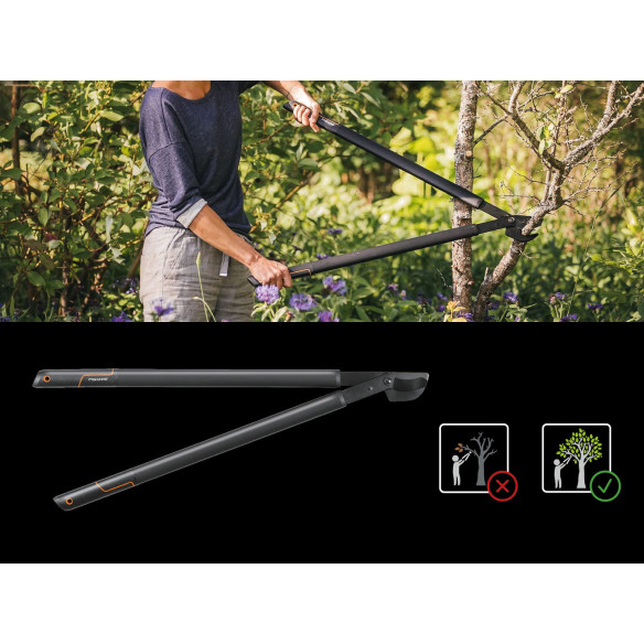 Troncarami Bypass Fiskars Singlestep L38 - Potatura Efficace | Guru Garden