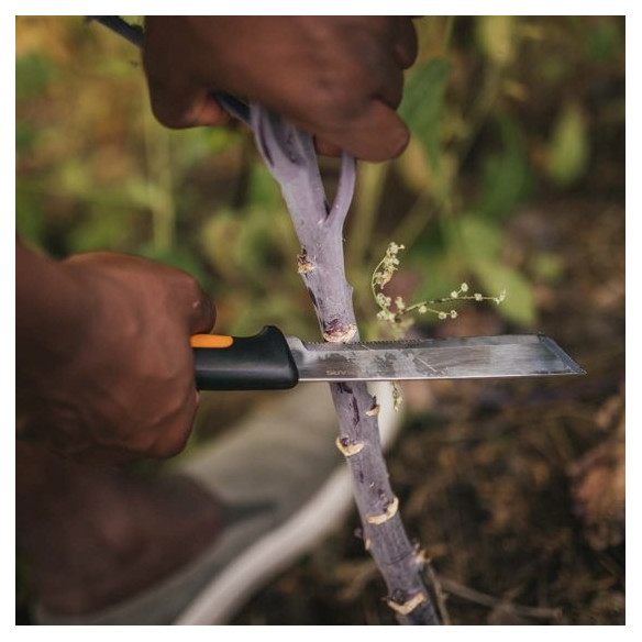 Coltello Fisso Professionale 15cm Nero e Giallo | Guru Garden