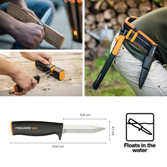 Coltello Universale 10cm: Taglio Preciso Frutta e Legno | Guru Garden