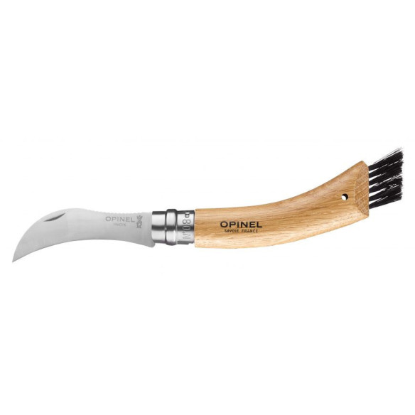 Coltello per Funghi Opinel N°08 - Lama Curva Inox | Guru Garden